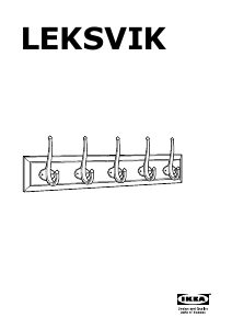 Hướng dẫn sử dụng IKEA LEKSVIK Giá áo