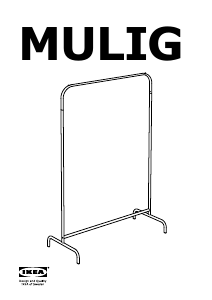 Käyttöohje IKEA MULIG Naulakko