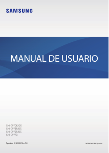 Manual de uso Samsung SM-G973F/DS Galaxy S10 Teléfono móvil