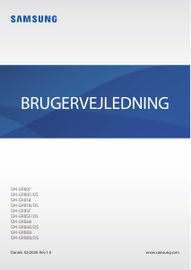 Brugsanvisning Samsung SM-G981B/DS Galaxy S20 Mobiltelefon