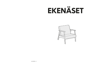 Priročnik IKEA EKENASET Naslanjač