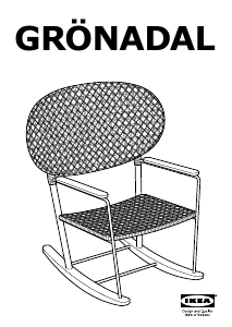 Εγχειρίδιο IKEA GRONADAL Πολυθρόνα