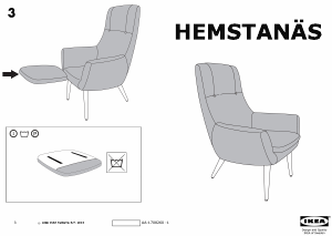 Bruksanvisning IKEA HEMSTANAS Fåtölj