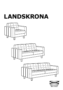 Priročnik IKEA LANDSKRONA Naslanjač