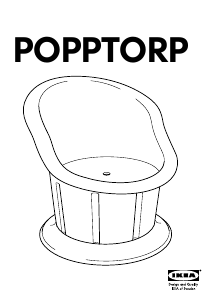 Rokasgrāmata IKEA POPPTORP Atzveltnes krēsls