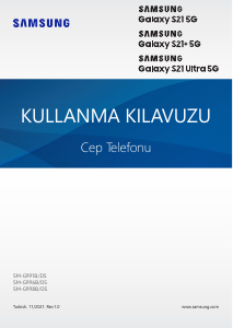 Kullanım kılavuzu Samsung SM-G996B/DS Galaxy S21+ Cep telefonu