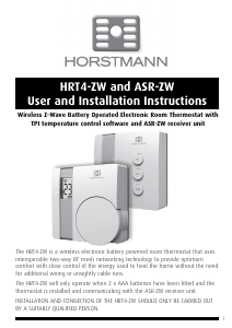 Handleiding Horstmann ASR-ZW Thermostaat