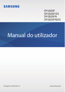 Manual Samsung SM-J600FN/DS Galaxy J6 Telefone celular