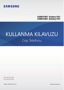 Kullanım kılavuzu Samsung SM-M215F/DSN Galaxy M21 Cep telefonu