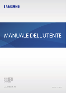 Manuale Samsung SM-N970F/DS Galaxy Note 10 Telefono cellulare