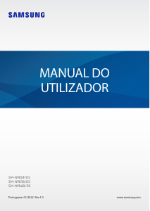 Manual Samsung SM-N986B/DS Galaxy Note 20 Ultra Telefone celular