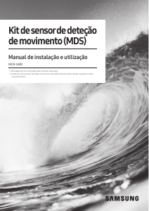 Manual Samsung MCR-SMD Detector de movimento