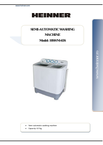 Handleiding Heinner HSWM-65S Wasmachine