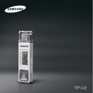 Manual de uso Samsung YP-U2ZB Reproductor de Mp3