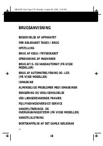 Brugsanvisning Whirlpool ARG 488 Køle-fryseskab