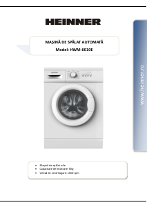 Manual Heinner HWM-6010E Washing Machine