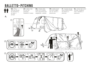 Mode d’emploi Vango Balletto Air 260 Elements Shield Auvent