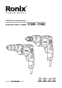 Manual Ronix 2106B Impact Drill