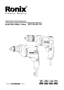 Manual Ronix 2113 Impact Drill