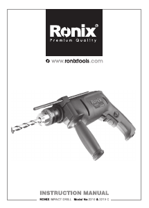 Manual Ronix 2210 Impact Drill