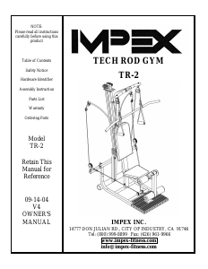 Manual Impex TR-2 Multi-gym