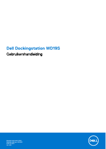 Handleiding Dell WD19S Docking Station