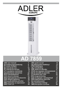 Kasutusjuhend Adler AD 7859 Ventilaator