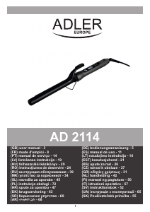 Manual Adler AD 2114 Ondulator