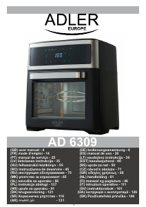 Bedienungsanleitung Adler AD 6309 Backofen