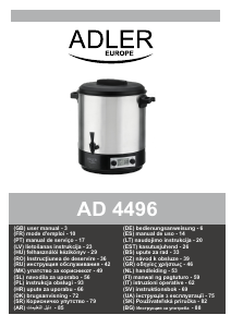 Manual Adler AD 4496 Dozator apă