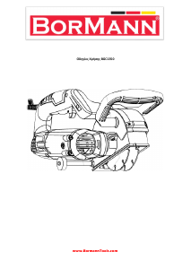 Manual Bormann BGC1350 Wall Chaser