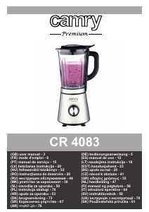 Bruksanvisning Camry CR 4083 Blender