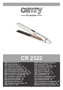 Instrukcja Camry CR 2322 Prostownica