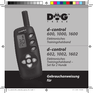 Bedienungsanleitung Dogtrace d-control 602 Elektronische halsband