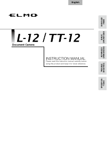 Manual Elmo L-12 Document Camera