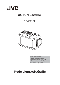 Bedienungsanleitung JVC GC-XA1BE Action-cam