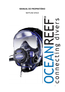 Manual Ocean Reef Neptune Space Máscara de mergulho