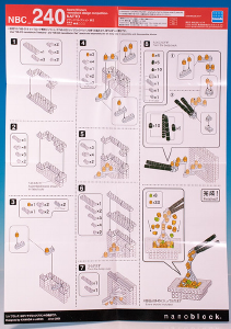 Handleiding Nanoblock set NBC-240 Miniature Collection Natto