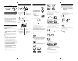 Manual de uso Omron HEM-6052 Tensiómetro