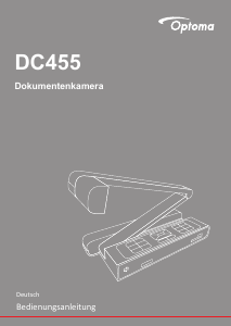 Bedienungsanleitung Optoma DC455 Dokumentenkamera