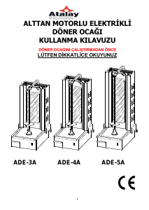 Kullanım kılavuzu Atalay ADE-3A Döner ocağı