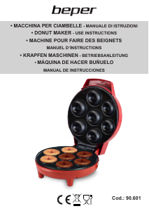 Mode d’emploi Beper 90.061 Machine à donuts