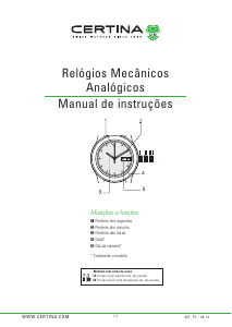 Manual Certina Urban C035.007.17.117.00 DS Caimano Relógio de pulso