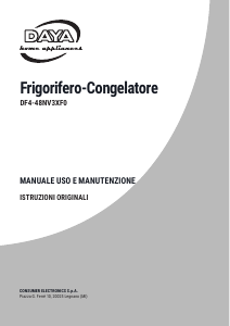Manuale DAYA DF4-48NV3XF0 Frigorifero-congelatore