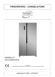 Manuale DAYA DFA-550NV2XF0 Frigorifero-congelatore