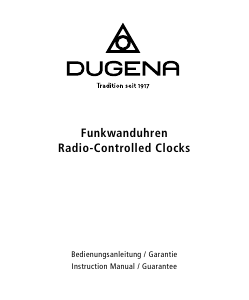 Manual Dugena 7000998 Dessau Clock