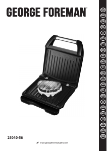 Brugsanvisning George Foreman 25040-56 Kontaktgrill