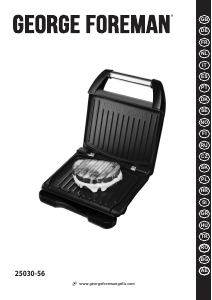 Brugsanvisning George Foreman 25030-56 Kontaktgrill