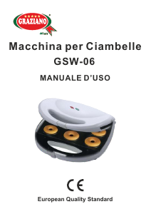 Manual Graziano GSW-06 Donut Maker