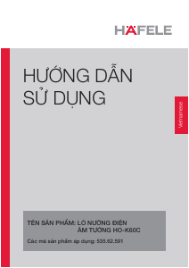 Hướng dẫn sử dụng Häfele HO-K60C Lò nướng